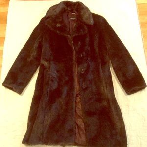 Jones New York faux fur coat